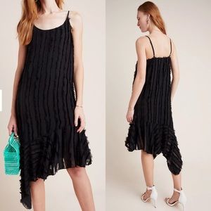 EUC Anthropologie Fringed Slip Dress - sz. xl